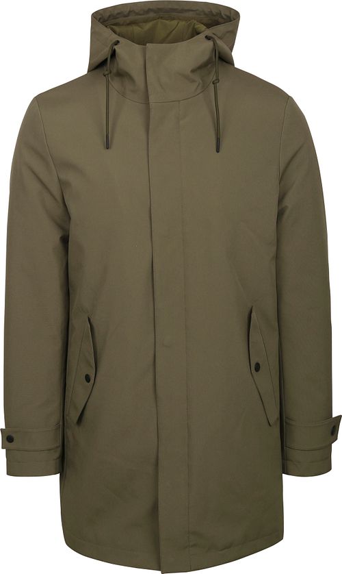 Chaqueta con capucha Suitable Tech en verde oliva Product