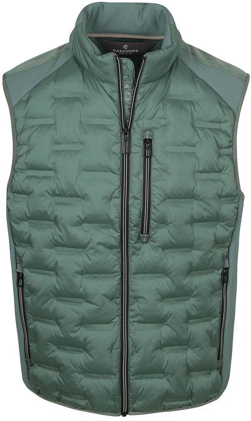 Kamizelka puchowa hybrydowa CASAMODA Hybrid Puffer w kolorze oliwkowym Product