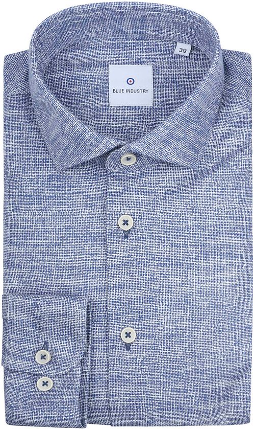 Blue Industry Skjorte med tryk Blå Product