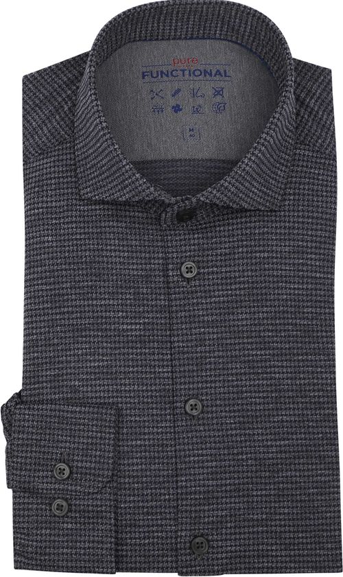 Pure The Functional Shirt Print Antracite Product