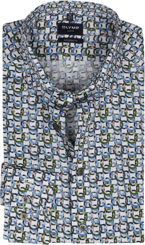 OLYMP Luxor MF Shirt Circles Multicolour Product