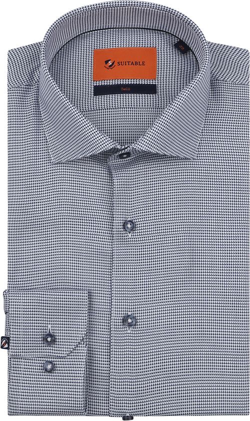 Suitable Skjorte Triangle Navy Product