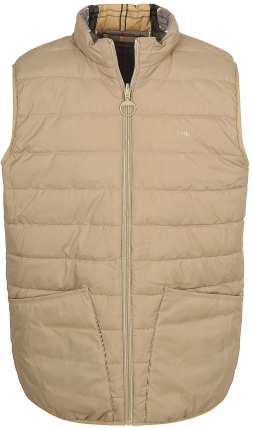 Dwustronna kamizelka puchowa Barbour w kolorze beżowym Product