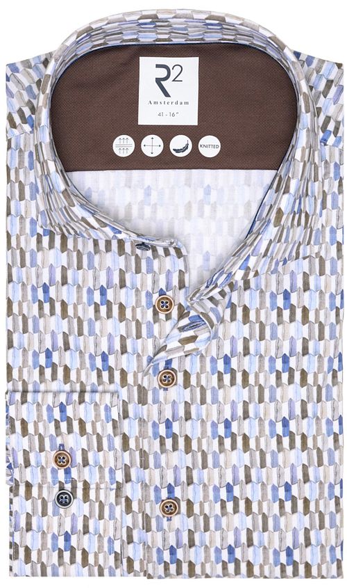 R2 Shirt Knitted Pillows Light Blue Product
