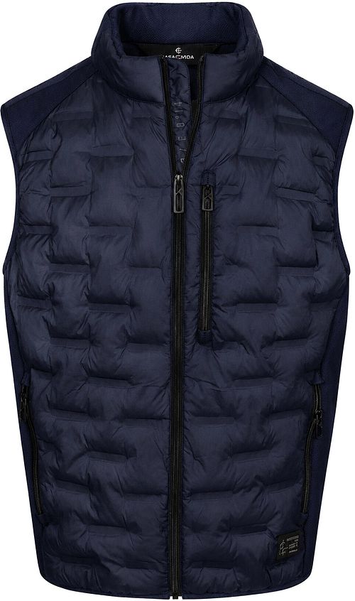 CASAMODA Bodywarmer Hybrid Puffer Navy