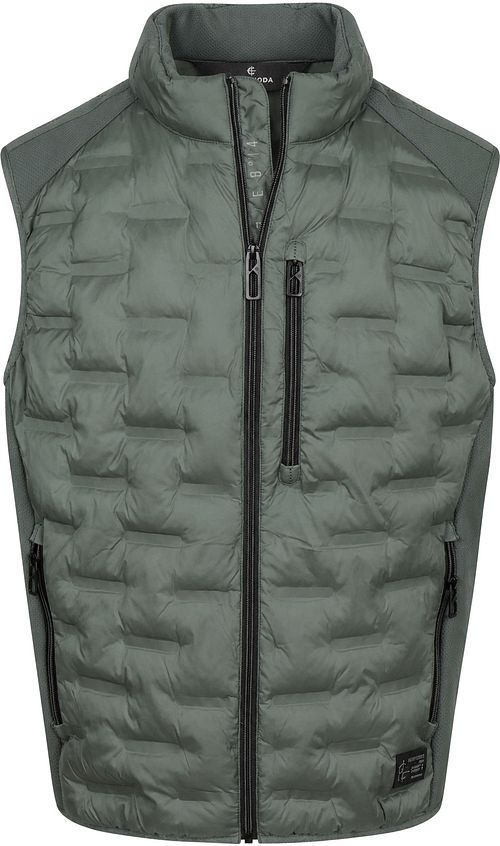CASAMODA Bodywarmer Hybrid Puffer Olive