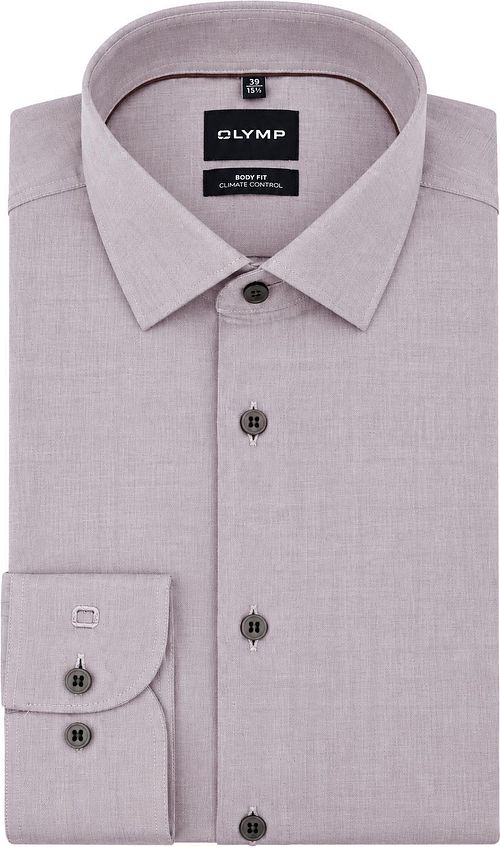 OLYMP Hemd Level 5 24/Seven Taupe