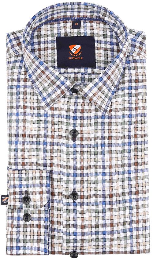 Suitable Chemise Marron A Carreaux Product