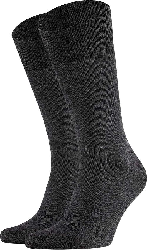 Falke Happy Sokken 2 Paar Antraciet Melange Product