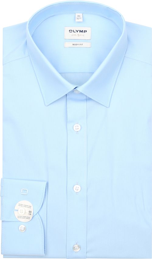 OLYMP Level Five Overhemd Extra Lange Mouwen Lichtblauw Product