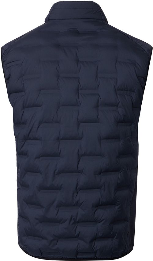 Casa Moda Väst i kvadratisk puffdesign i marinblått Product / Achterkant