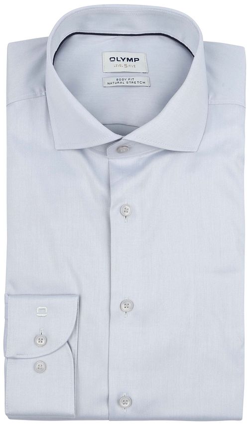 OLYMP Chemise Level 5 Twill Silver Product