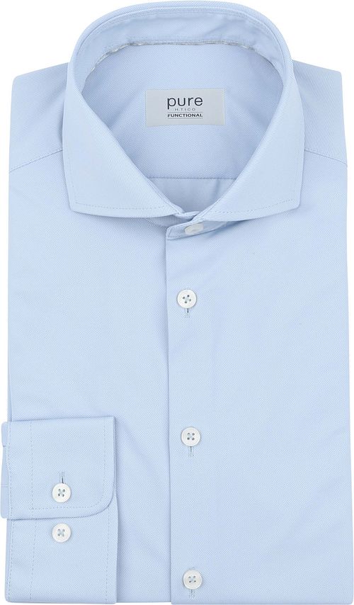Ren funksjonsskjorte med super stretch i lyseblått Product