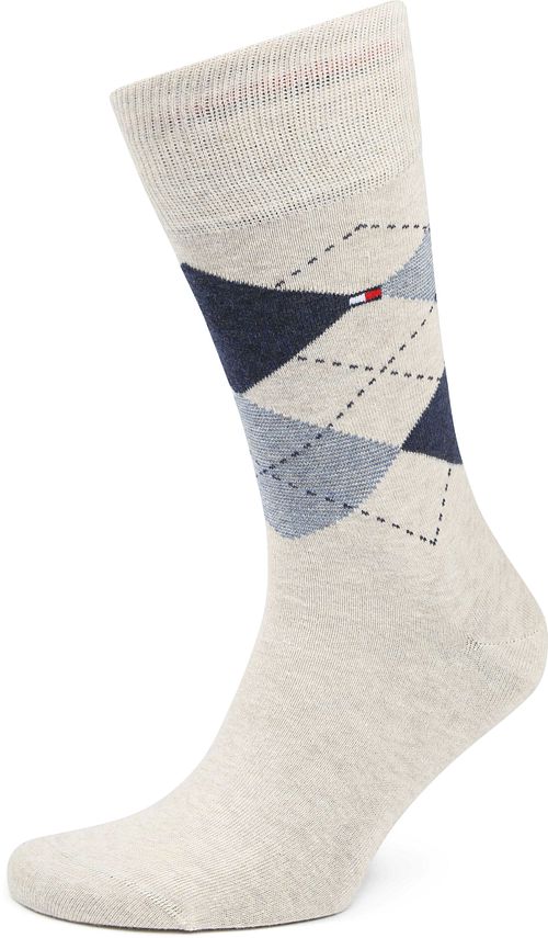 Tommy Hilfiger 2-pack skarpetek beżowy melanż Product