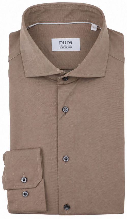 Pure The Functional Shirt Lichtbruin