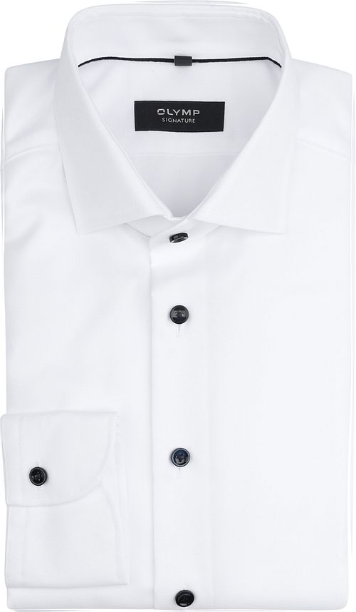 Camisa OLYMP Signature de twill blanca Product