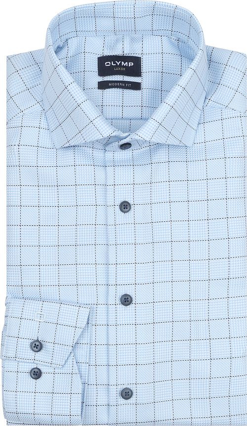 OLYMP Luxor Hemd Multicheck Blau Product