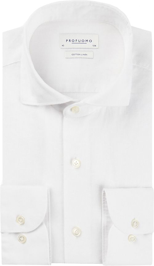Profuomo Linen Shirt White Product