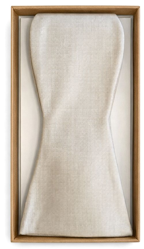 Suitable Bow Tie Silk Off White Product