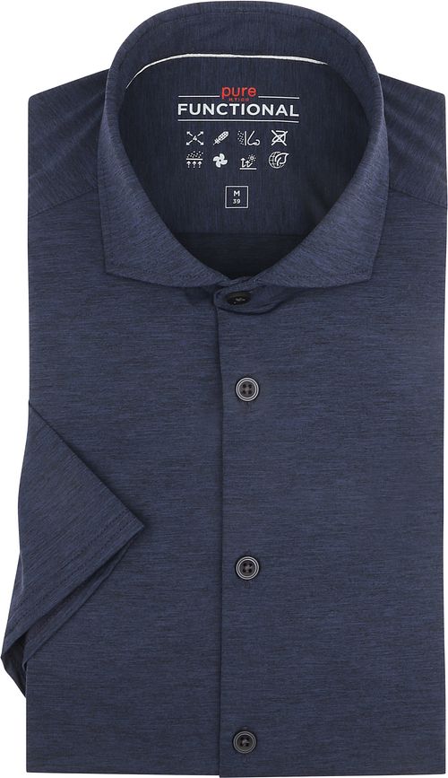 Pure Functional Shirt z krótkim rękawem w kolorze granatowym Product