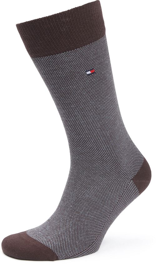 Tommy Hilfiger 2-Pack Socken Birdseye Burgundy Navy Product