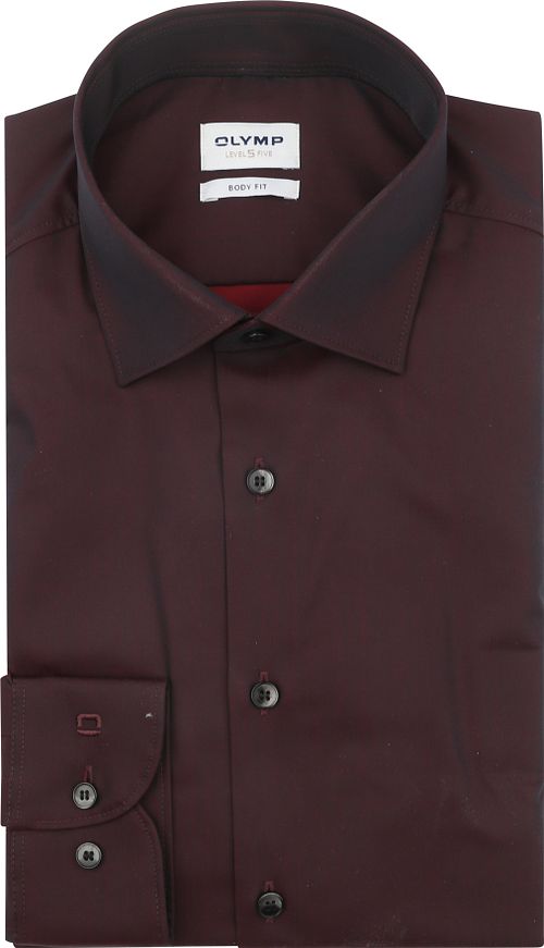 OLYMP Level 5 Skjorta Burgundy Product