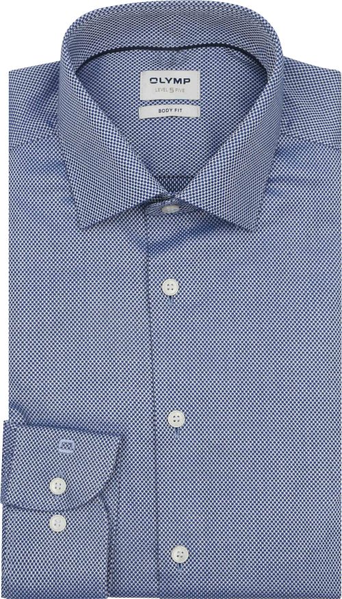 Olymp Level 5 Dobby Shirt Royal Product