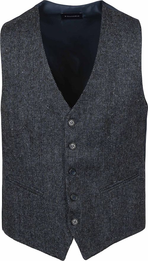 Suitable chaleco Birds Eye azul marino Product