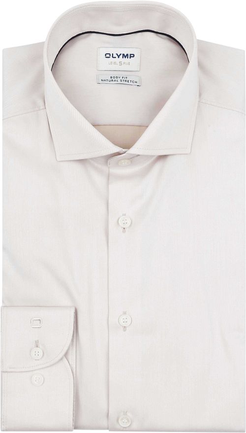 Olymp Level 5 Shirt Twill Off White Product