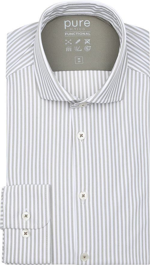 Pure Koszula Functional Shirt w beżowe paski Product
