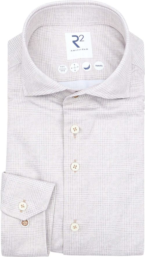R2 Glenchek Travel Camicia Beige Product