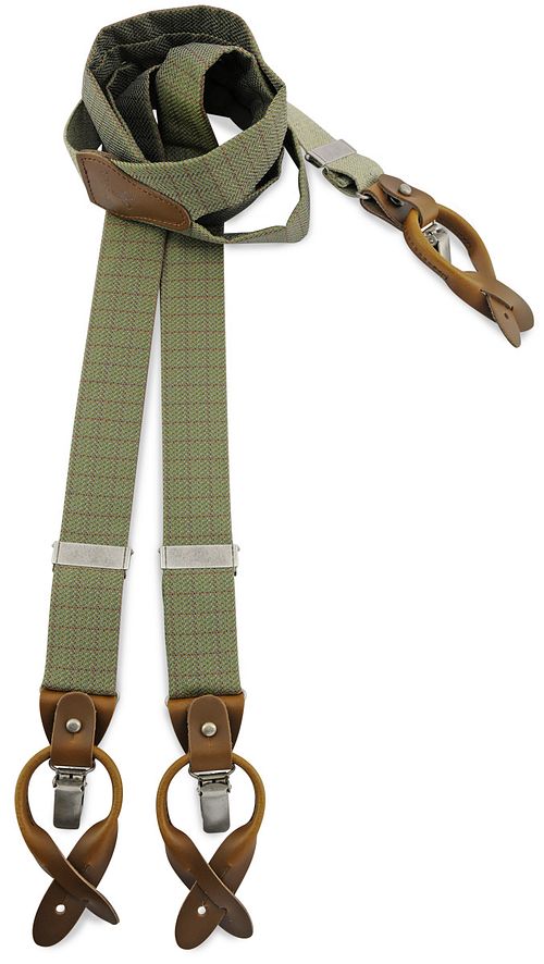 Sir Redman Lyxiga Essential MacMillan Grön Suspenders Product / Detail