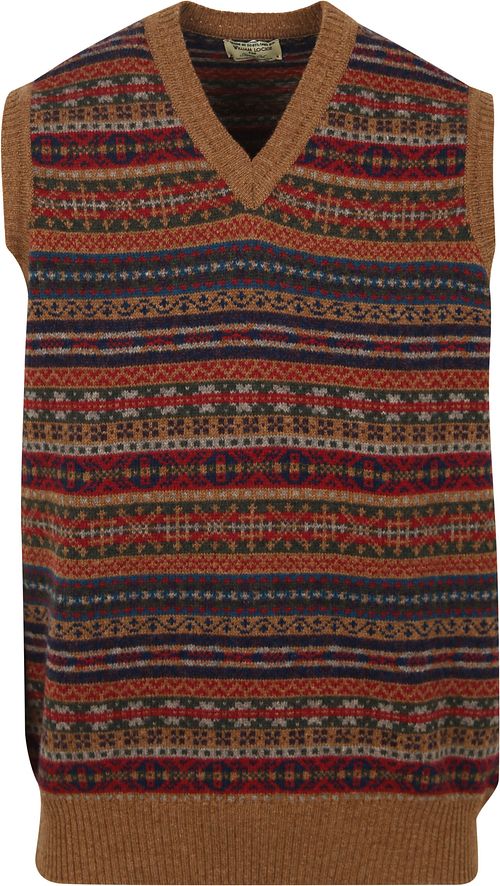William Lockie Spencer Fairisle Lamswol Savannah Bruin Product