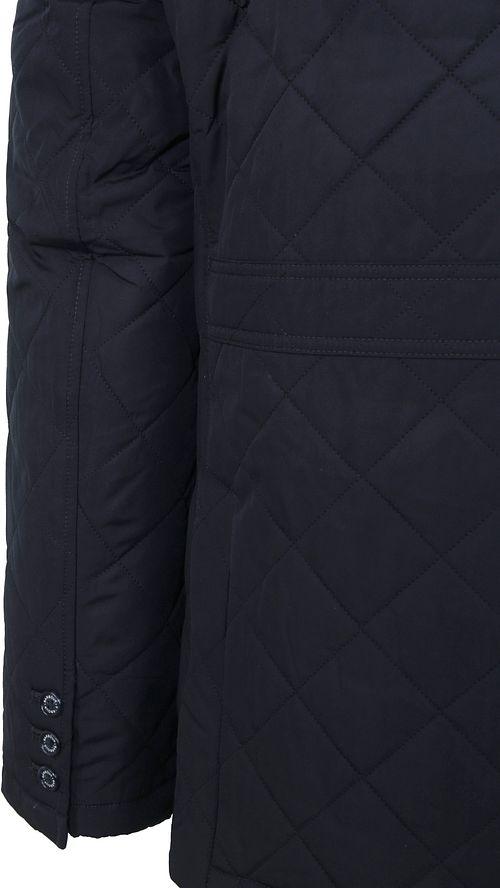 Giacca trapuntata Barbour Lutz blu scuro Product / Detail