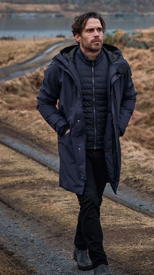 Didriksons Kenny Parka Navy Model / Sfeerbeeld