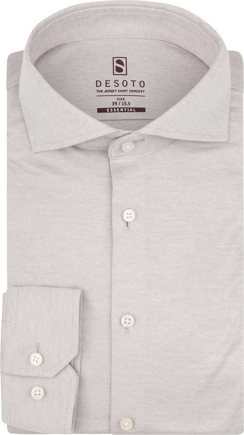 Desoto Essential Camicia Hai Piqué Beige Product