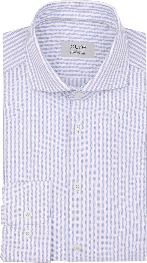 Pure Camicia Elegante A Righe Blu Product