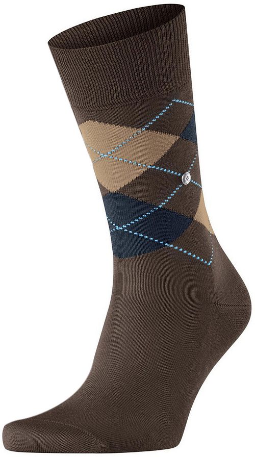 Burlington Manchester Socken Kariert Braun 5043 Product
