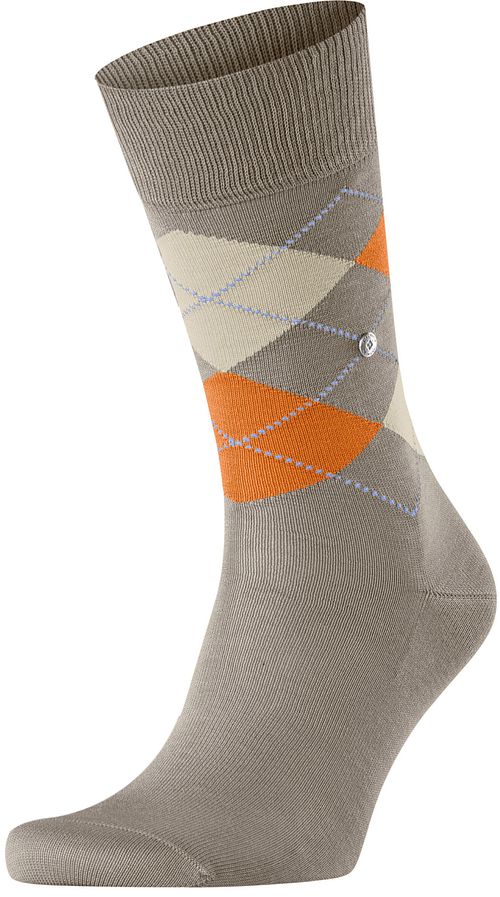 Burlington Manchester Sok Ruit Grijs 4180 Product