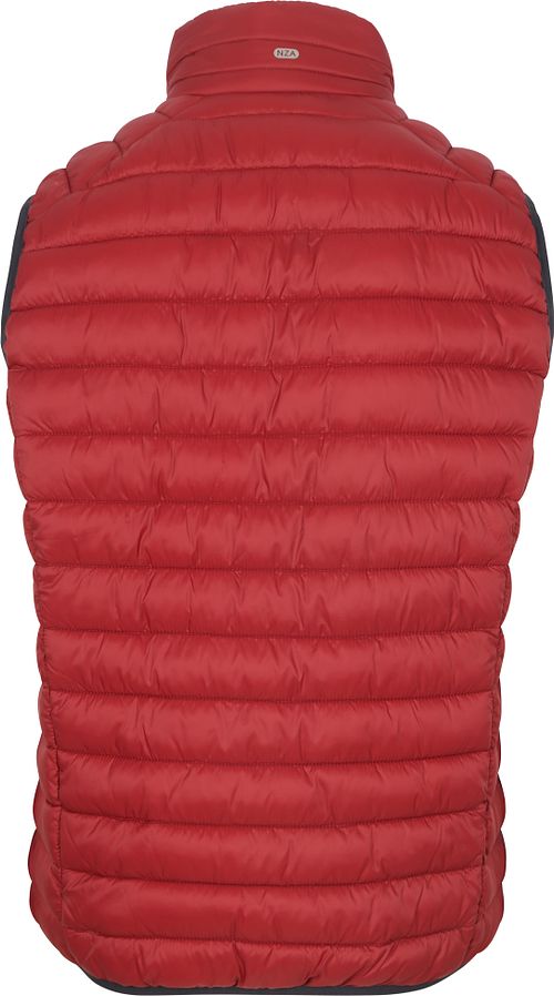 NZA Vadderad Bodywarmer Körsbärsröd Product / Achterkant