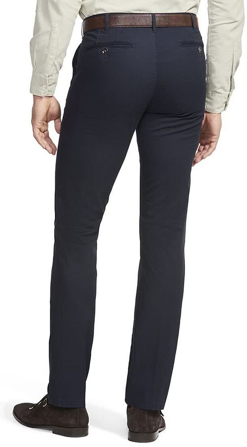 Meyer chinos Bonn Mørkeblå Model / Achterkant