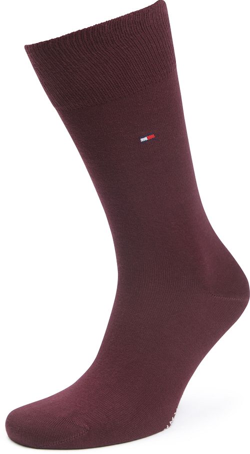 Tommy Hilfiger Classic 2-Pack Sokken Burgundy Zwart Product