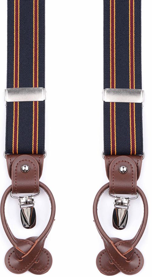 Suitable Luxe Suspenders Stripe Navy Product