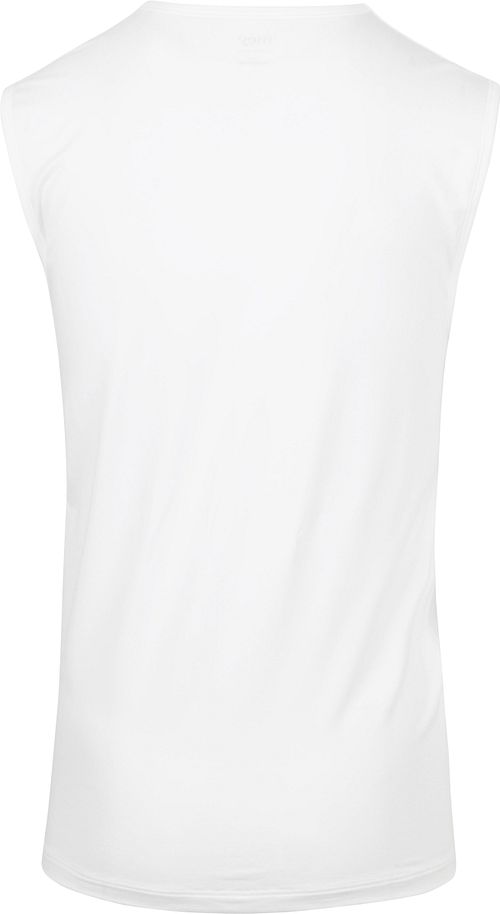 Mey V-hals Dry Cotton Muscle Singlet Hvit Product / Achterkant