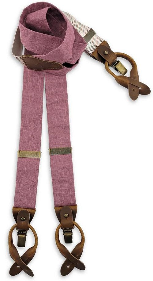 Sir Redman Suspenders Combo Pack Mauve Product