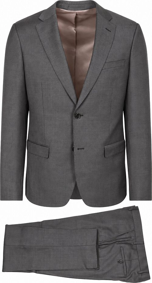 Suitable Costume Sharkskin Laine Taupe