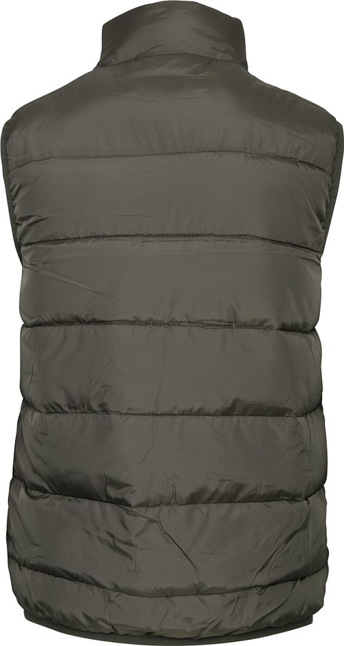 Suitable Veste Sans Manches Mountain Vert Foncé Product / Achterkant