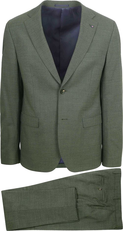 Abito Suitable Strato Toulon in lana Sterling verde Product