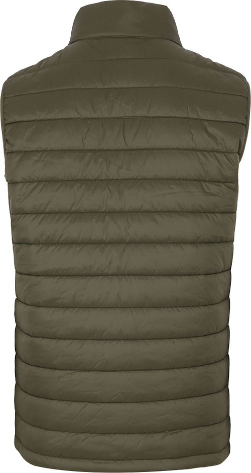 Suitable Chaleco acolchado verde oliva Product / Achterkant