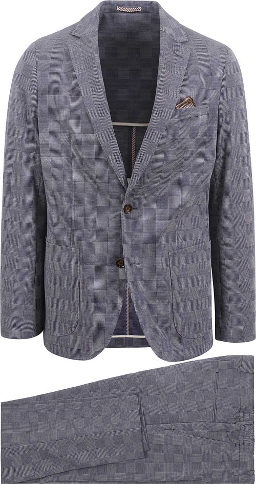 Suitable Costume Flex Bleu A Carreaux Product